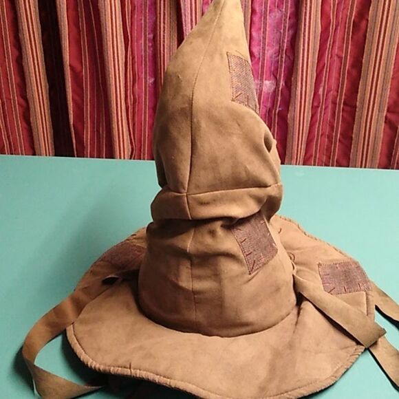 Harry Potter Brown Wizard Hat Sorting Hat Costume Halloween Theater - Picture 3 of 7